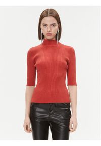 DKNY Sweter P3MSZBA9 Różowy Regular Fit. Kolor: różowy. Materiał: syntetyk #1