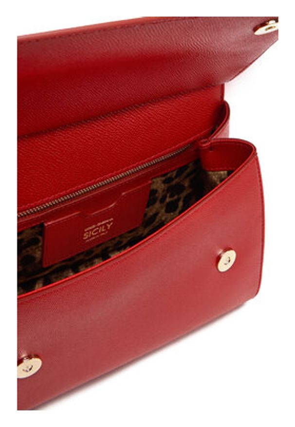 DOLCE & GABBANA - Dolce&Gabbana Torebka BB6002 A1001 Czerwony. Kolor: czerwony. Materiał: skórzane