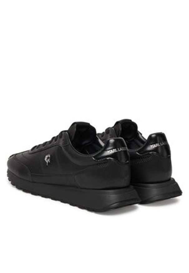 Karl Lagerfeld - KARL LAGERFELD Sneakersy KL51129E Czarny. Kolor: czarny. Materiał: skóra