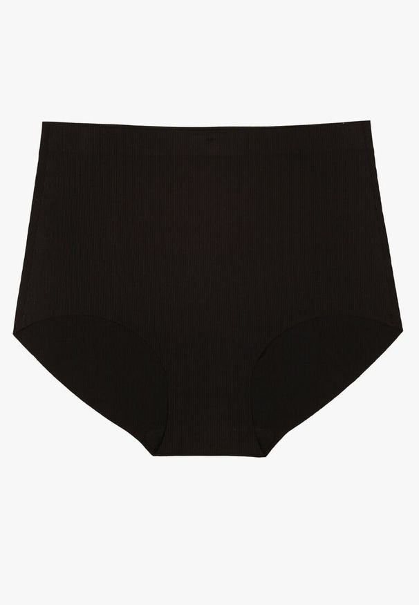 Renee - Czarne Bezszwowe Majtki High Waist Navorila. Stan: podwyższony. Kolor: czarny
