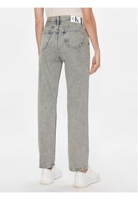 Calvin Klein Jeans Jeansy High Rise Straight J20J222455 Granatowy Straight Fit. Kolor: niebieski #4