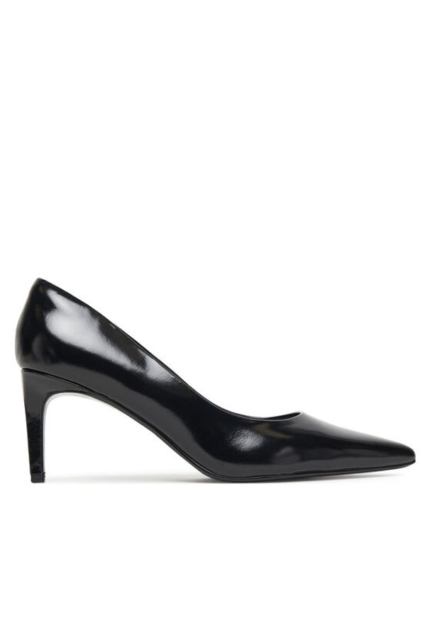 Calvin Klein Szpilki Ess Stiletto 70 Shiny Lth HW0HW02828 Czarny. Kolor: czarny. Materiał: skóra. Obcas: na szpilce