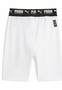 Szorty Puma Hoops Team Baselayer. Kolor: biały. Materiał: materiał