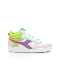 Diadora - Sneakersy damskie DIADORA MAGIC BASKET DEMI WN. Kolor: zielony, wielokolorowy, biały