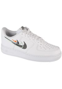 Nike - Buty sportowe Sneakersy męskie, Air Force 1 07. Kolor: biały. Model: Nike Air Force. Sport: turystyka piesza
