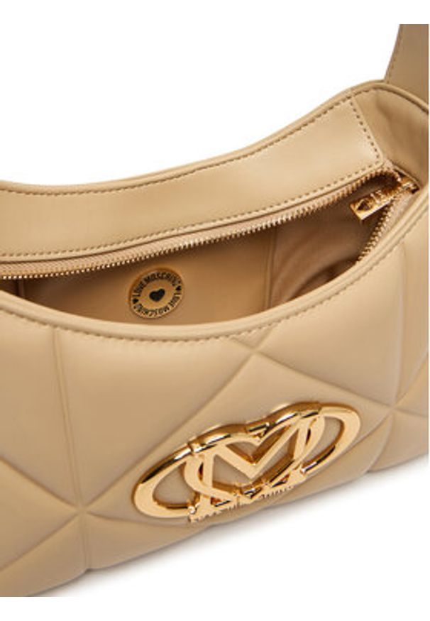 Love Moschino - LOVE MOSCHINO Torebka JC4258PP0OLC0209 Beżowy. Kolor: beżowy. Materiał: skórzane