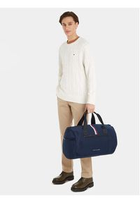 TOMMY HILFIGER - Tommy Hilfiger Torba Th Skyline Stripe Duffle AM0AM12089 Granatowy. Kolor: niebieski #3