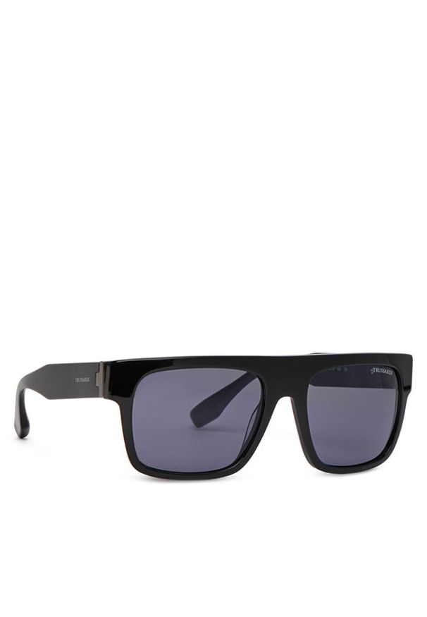 Trussardi Jeans - Trussardi Okulary przeciwsłoneczne TSM9061 Czarny. Kolor: czarny