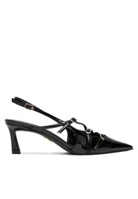 Steve Madden Sandały Liana SM11003386 Czarny. Kolor: czarny. Materiał: skóra