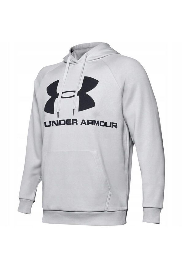 Under Armour - Męska Bluza Polarowa Rival. Kolor: szary. Materiał: polar