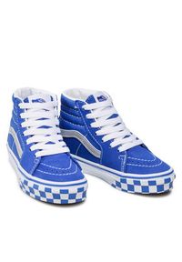 Vans Sneakersy Sk8-Hi VN000D5FAC61 Niebieski. Kolor: niebieski. Materiał: zamsz, skóra #7