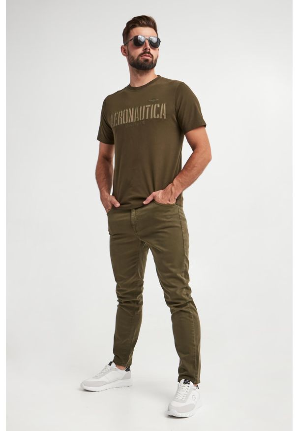 Aeronautica Militare - T-shirt męski z logo AERONAUTICA MILITARE