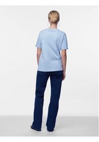 Pieces T-Shirt Ria 17086970 Niebieski Regular Fit. Kolor: niebieski. Materiał: bawełna #3