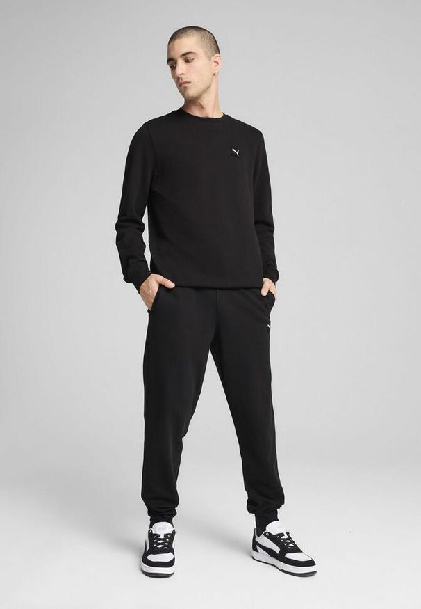 Puma - Męskie spodnie Essentials Elevated PUMA Black. Kolor: czarny