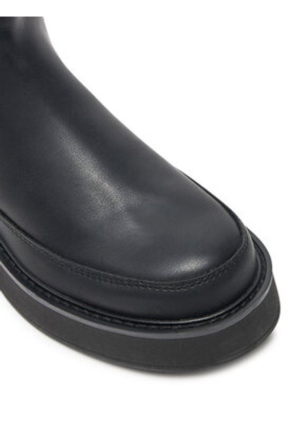 Desigual Muszkieterki 24WSTP04 Czarny. Kolor: czarny. Materiał: skóra