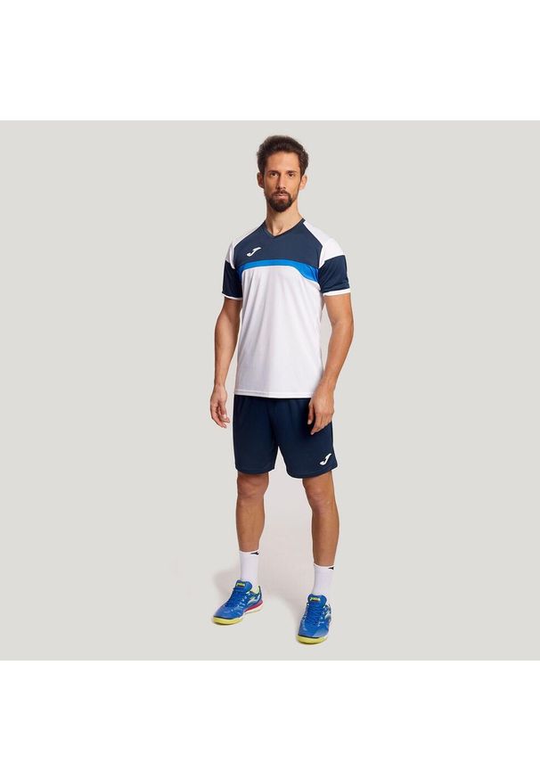 Zestaw sportowy Joma Danubio III unisex – biały/granat, L. Kolor: niebieski, biały, wielokolorowy. Sport: fitness, piłka nożna