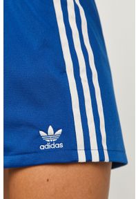 adidas Originals - Szorty. Stan: podwyższony. Kolor: niebieski. Materiał: poliester, dzianina. Wzór: aplikacja. Styl: sportowy #2