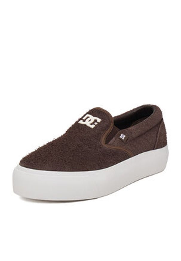 DC Shoes Tenisówki CEO-LEA-ZL-0011 Brązowy ciemny. Kolor: brązowy. Materiał: skóra, zamsz