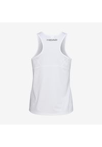 Head - Koszulka bez rękawów damska CLUB 22 Tank Top. Kolor: biały. Materiał: materiał, jersey, poliester. Długość rękawa: bez rękawów. Wzór: aplikacja