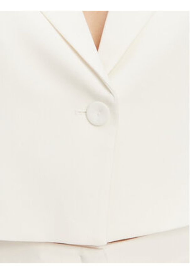 Tatuum Marynarka Reneta T2508.024 Écru Slim Fit. Kolor: kremowy. Materiał: syntetyk