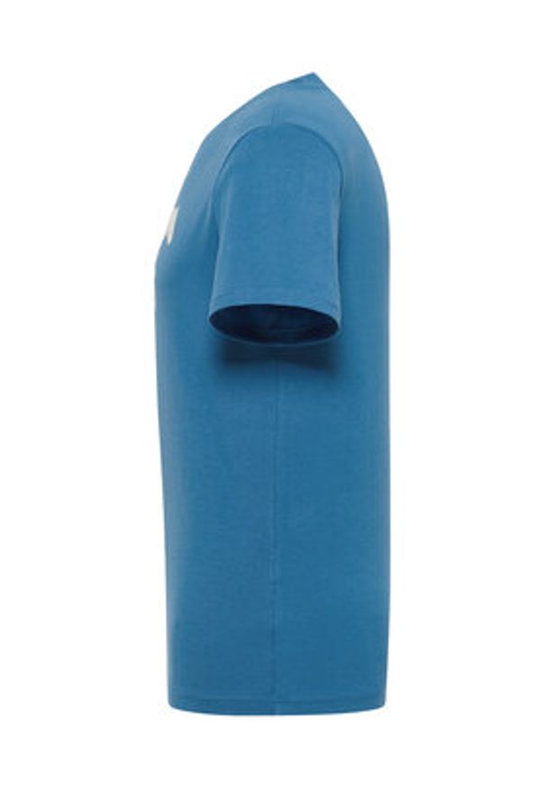 Mustang T-Shirt Austin 1016483 Niebieski Regular Fit. Kolor: niebieski. Materiał: bawełna