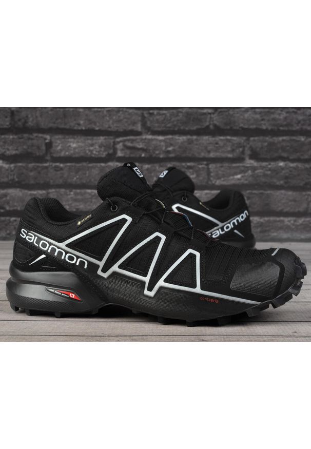 salomon - Buty męskie trekingowe Salomon SPEEDCROSS 4 GTX. Kolor: czarny. Model: Salomon Speedcross