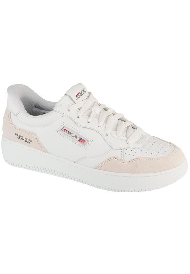 skechers - Buty sportowe Sneakersy męskie, Sport Court 2.0 - Konor. Kolor: biały. Model: Skechers Sport. Sport: turystyka piesza