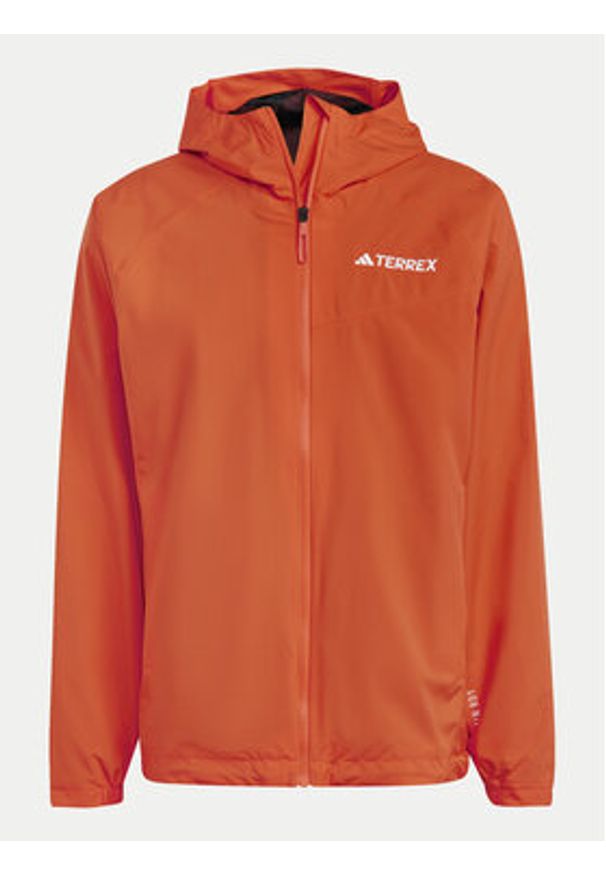 Adidas - adidas Kurtka outdoor Terrex Multi 2L RAIN.RDY IP1433 Pomarańczowy Regular Fit. Kolor: pomarańczowy. Materiał: syntetyk. Sport: outdoor