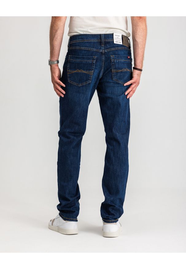 Męskie Spodnie Jeansowe Mustang Style Washington Straight Denim Blue 1017119 5000 882