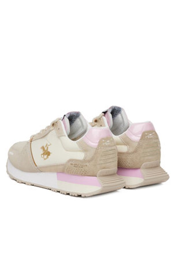 Beverly Hills Polo Club Sneakersy CRUZ MIX 2 Fioletowy. Kolor: fioletowy. Materiał: zamsz, skóra