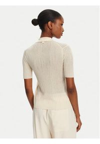 Marella Sweter Torbole 2513361145 Biały Slim Fit. Kolor: biały. Materiał: wiskoza #5