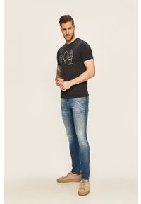 Calvin Klein Jeans - Jeansy CKJ 016. Kolor: niebieski. Materiał: bawełna, poliester, denim, elastan #4
