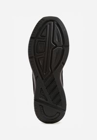 Born2be - Czarno-Czerwone Buty Sportowe Sneakersy na Tłoczonej Podeszwie z Napisem Hesehe. Okazja: na co dzień. Kolor: czarny. Materiał: jeans. Wzór: napisy #3