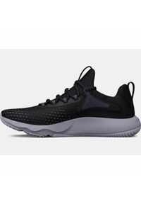 Buty do chodzenia męskie Under Armour Hovr Rise 4. Zapięcie: sznurówki. Kolor: czarny, szary, wielokolorowy. Materiał: materiał, guma, syntetyk. Szerokość cholewki: normalna. Sport: turystyka piesza