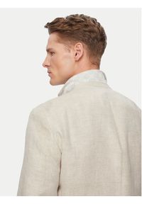 JOOP! Marynarka Hoverest 30102592 Beżowy jasny Slim Fit. Kolor: beżowy. Materiał: len #5