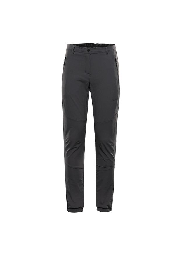 ALPINE PRO - Spodnie damskie trekkingowe softshell Alpine Pro Hurfa 2. Kolor: szary. Materiał: softshell. Sezon: lato. Sport: turystyka piesza