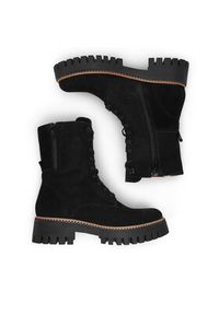 MEXX Trzewiki MX/009C-WI23 Czarny. Kolor: czarny. Materiał: skóra, nubuk #2