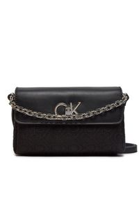Calvin Klein Torebka Re-Lock Mini K60K612642 Czarny. Kolor: czarny
