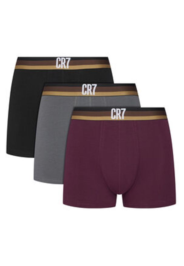 Cristiano Ronaldo CR7 Komplet bokserek 8100-49 Kolorowy. Materiał: bawełna. Wzór: kolorowy