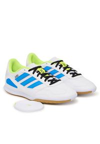 Adidas - adidas Buty do piłki nożnej Super Sala Competition III JP6988 Biały. Kolor: biały. Materiał: materiał #5
