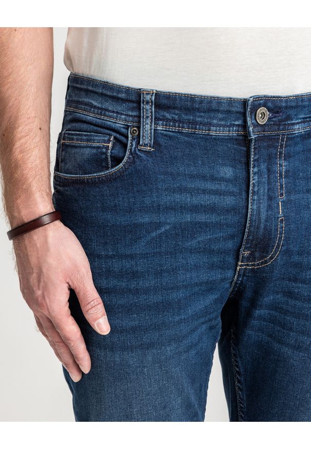 MARCUS - Męskie Spodnie Jeansowe Marcus Felix 2222 Jeans Texas Blue Used 14-200312
