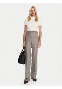 Marella Spodnie materiałowe Elodia 2523136071 Szary Regular Fit. Kolor: szary. Materiał: wiskoza #4