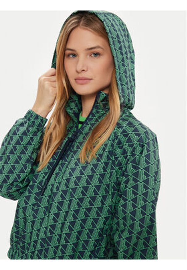 Lacoste Kurtka anorak BF6964 Zielony Regular Fit. Kolor: zielony. Materiał: syntetyk