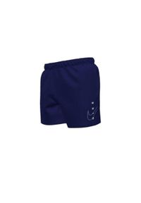 Strój Nike Swoosh Break 5" Volley granatowy. Kolor: niebieski. Materiał: mesh #1