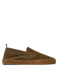 Castañer Espadryle Joel T/186 023416 Zielony. Kolor: zielony. Materiał: skóra, zamsz