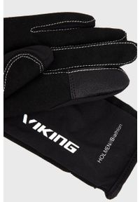 Viking Rękawiczki kolor czarny. Kolor: czarny. Materiał: tkanina