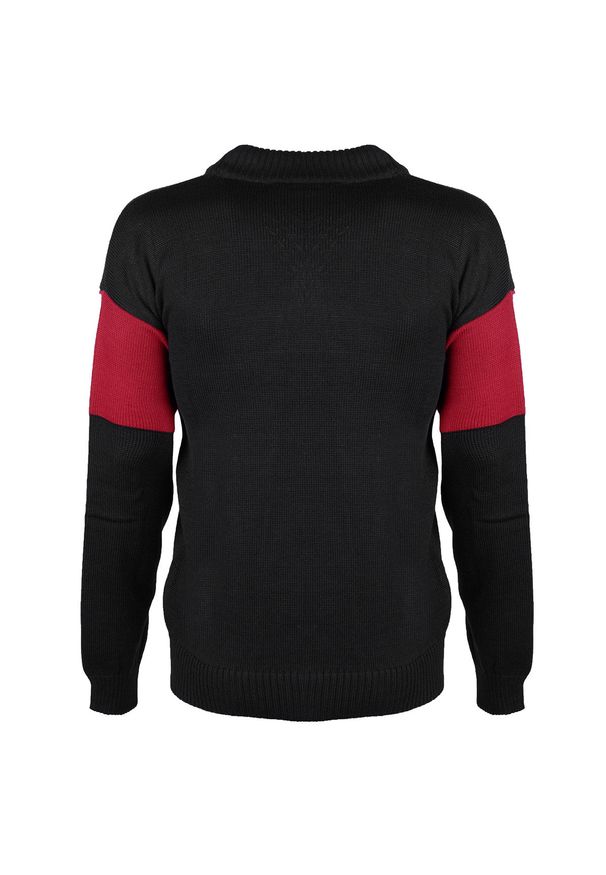 Takeshy Kurosawa Sweter | 1ST0478859 | Mężczyzna | Czarny. Okazja: na co dzień. Kolor: czarny. Materiał: akryl, wełna. Styl: casual