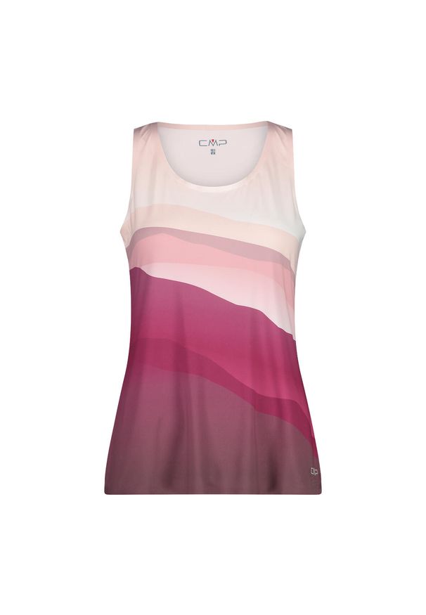 Damski tank top CMP. Kolor: różowy. Długość rękawa: bez rękawów