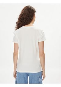 Liu Jo T-Shirt TA4202 JS003 Écru Regular Fit. Materiał: bawełna