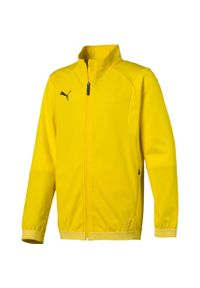 Bluza do piłki nożnej dla dzieci Puma Liga Training Jacket JUNIOR. Kolor: żółty #1